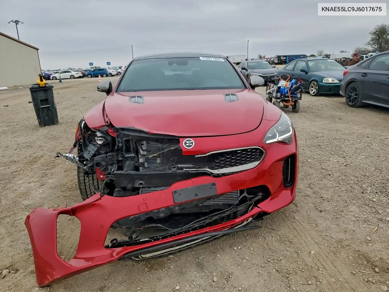KNAE55LC9J6017675 2018 Kia Stinger Gt2