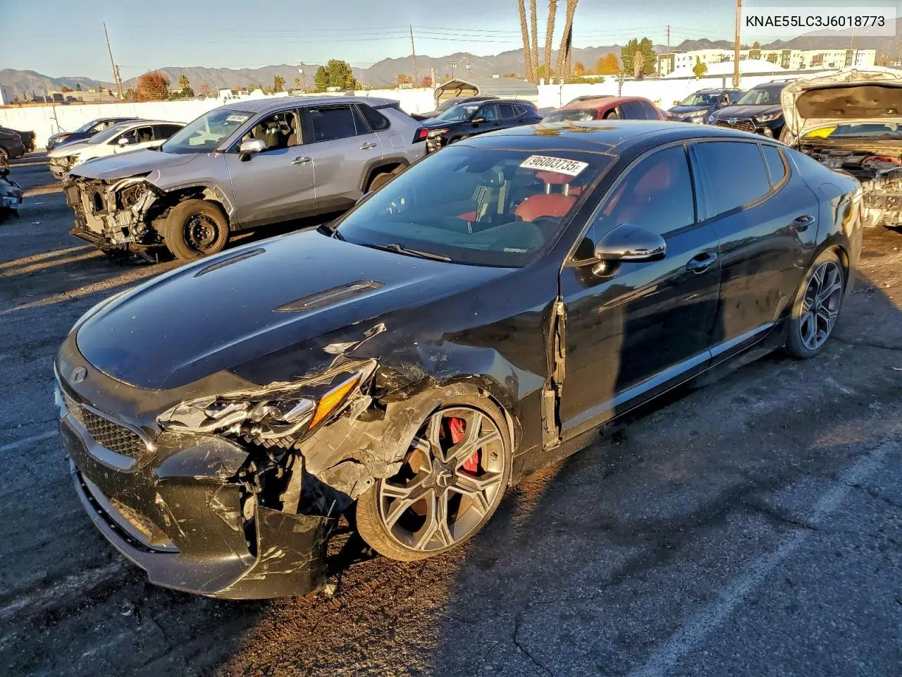 KNAE55LC3J6018773 2018 Kia Stinger Gt2
