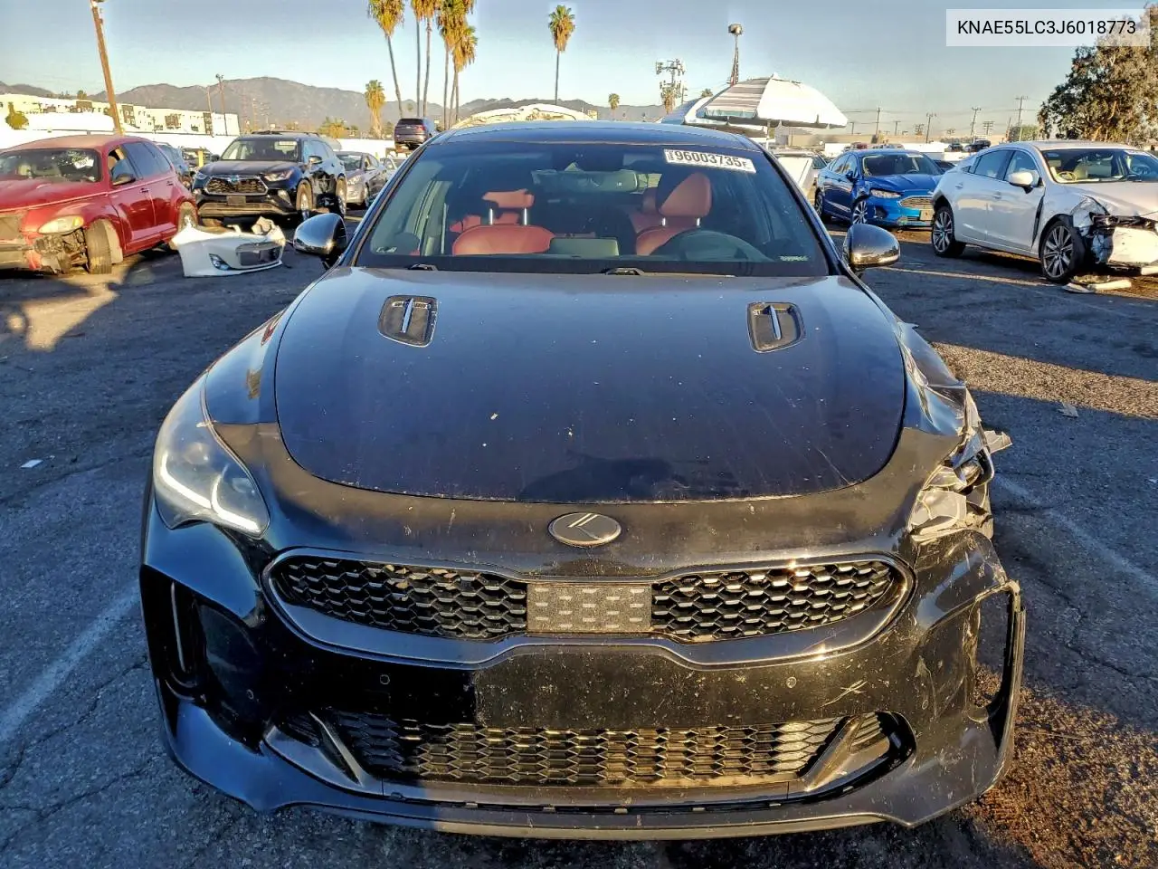 KNAE55LC3J6018773 2018 Kia Stinger Gt2