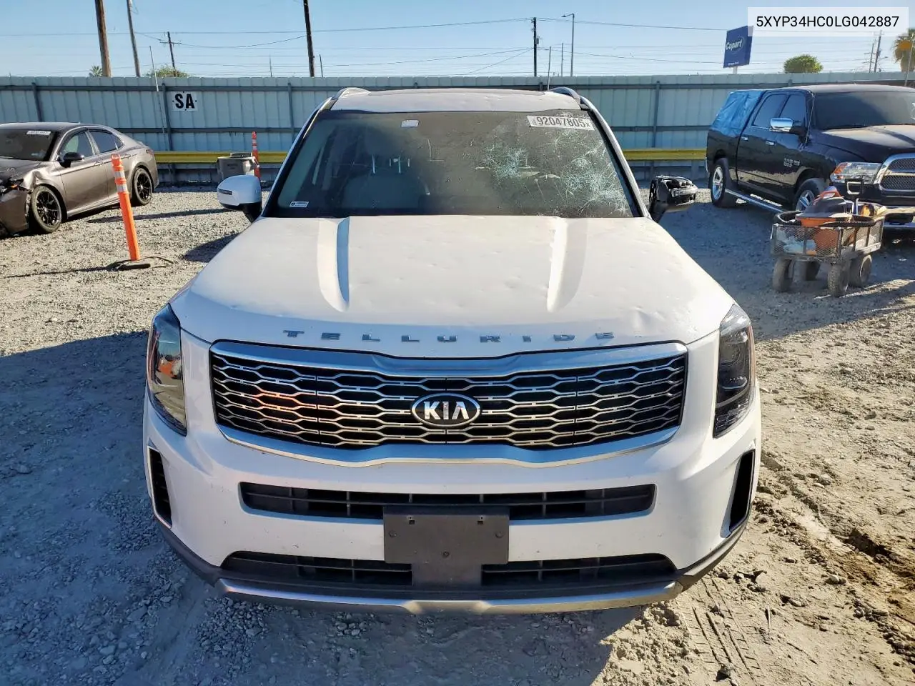 5XYP34HC0LG042887 2020 Kia Telluride Ex