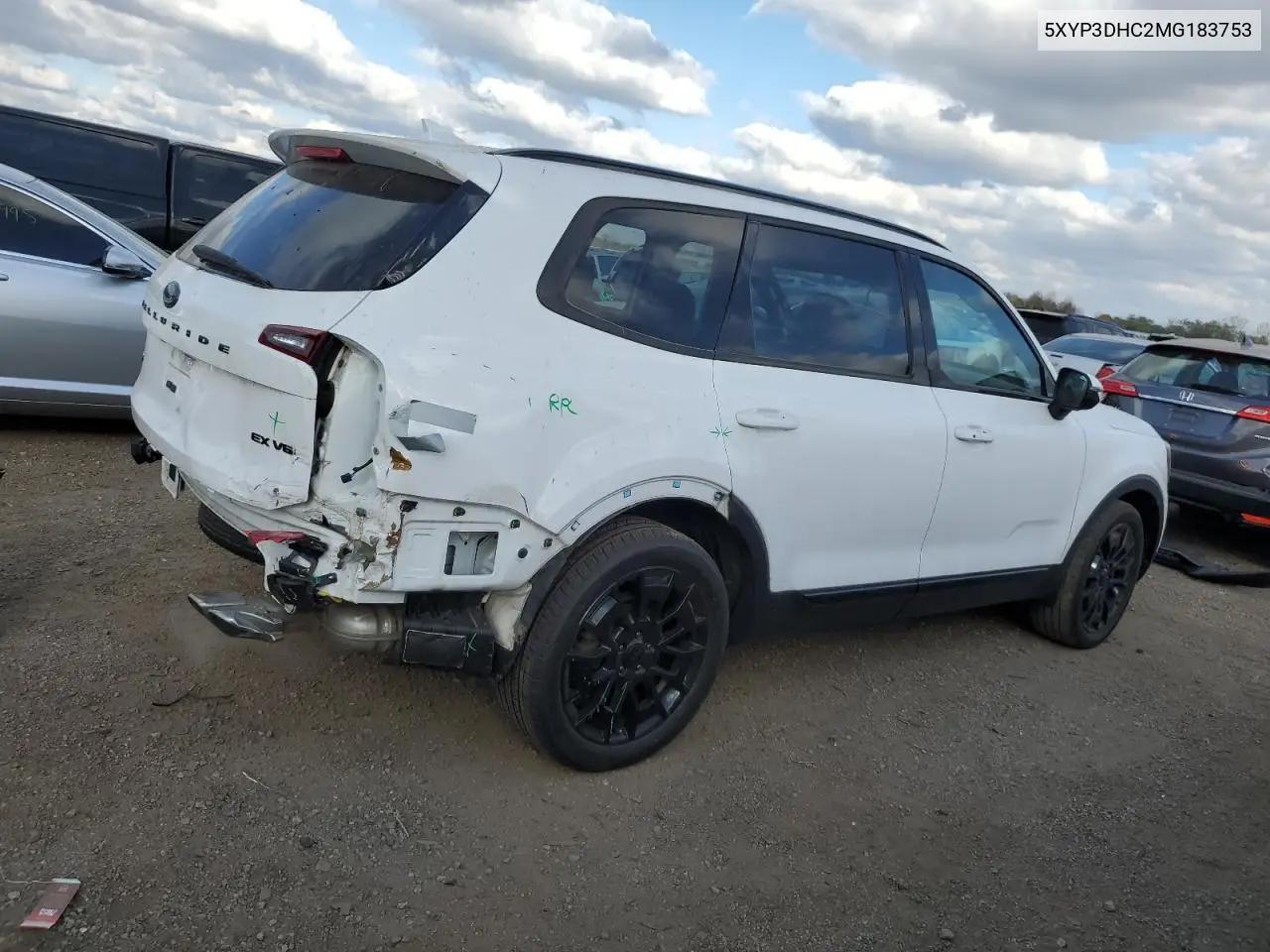5XYP3DHC2MG183753 2021 Kia Telluride Ex