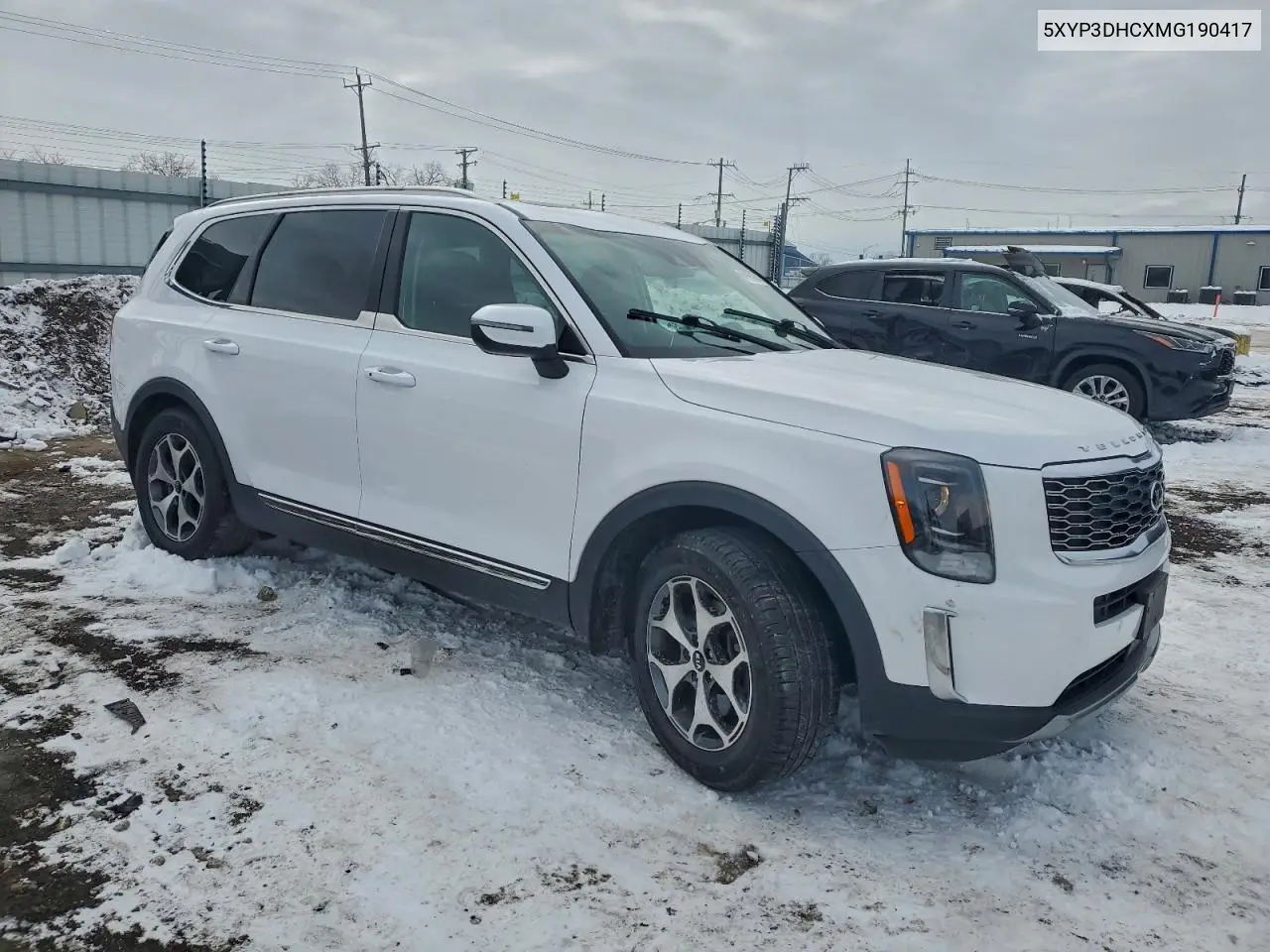 5XYP3DHCXMG190417 2021 Kia Telluride Ex