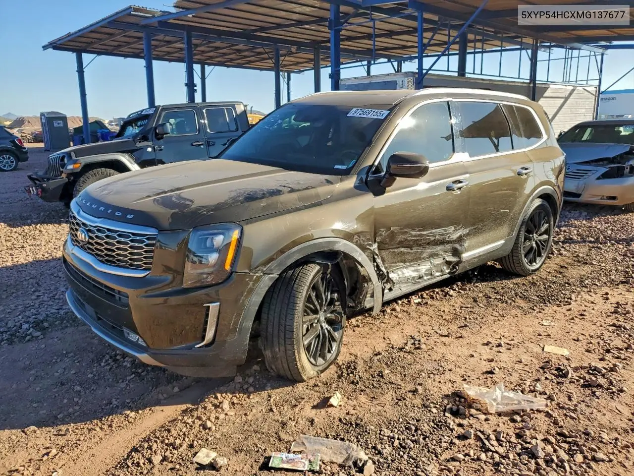 5XYP54HCXMG137677 2021 Kia Telluride Sx