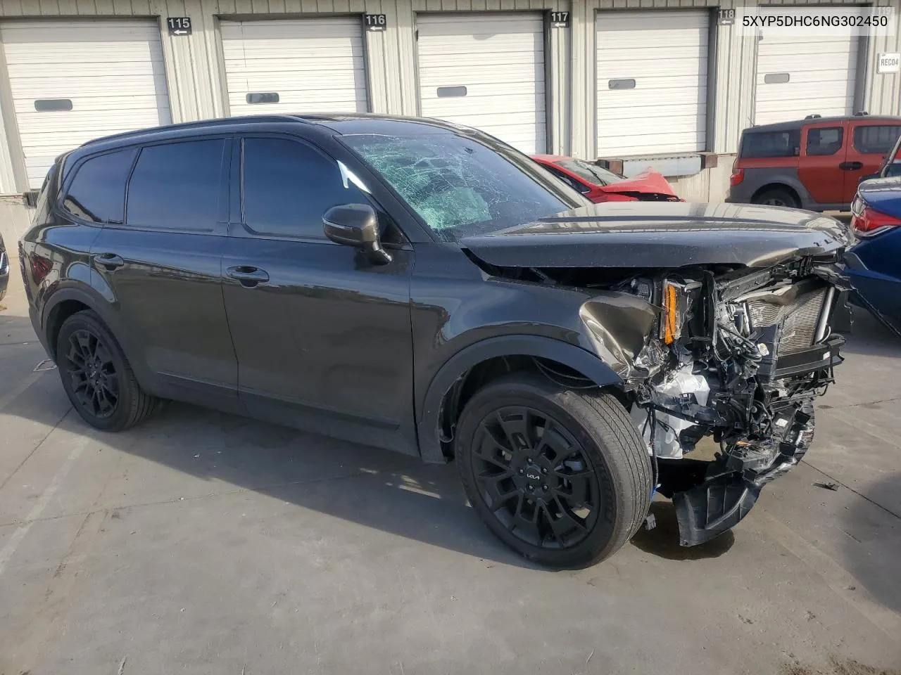 5XYP5DHC6NG302450 2022 Kia Telluride Sx