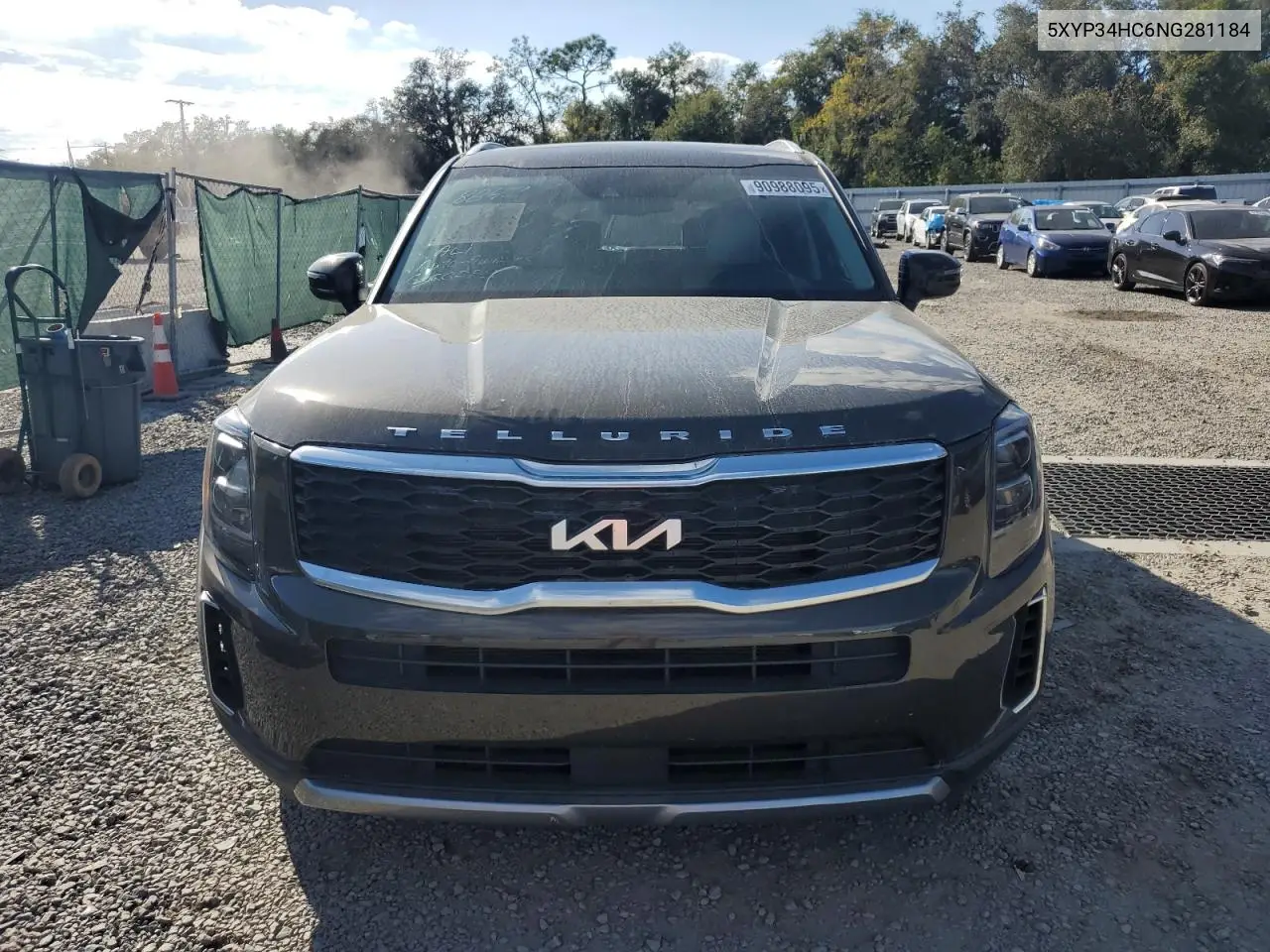 5XYP34HC6NG281184 2022 Kia Telluride Ex