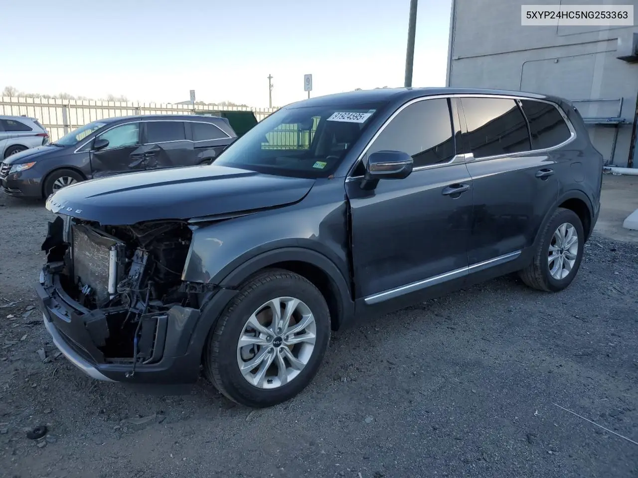 5XYP24HC5NG253363 2022 Kia Telluride Lx