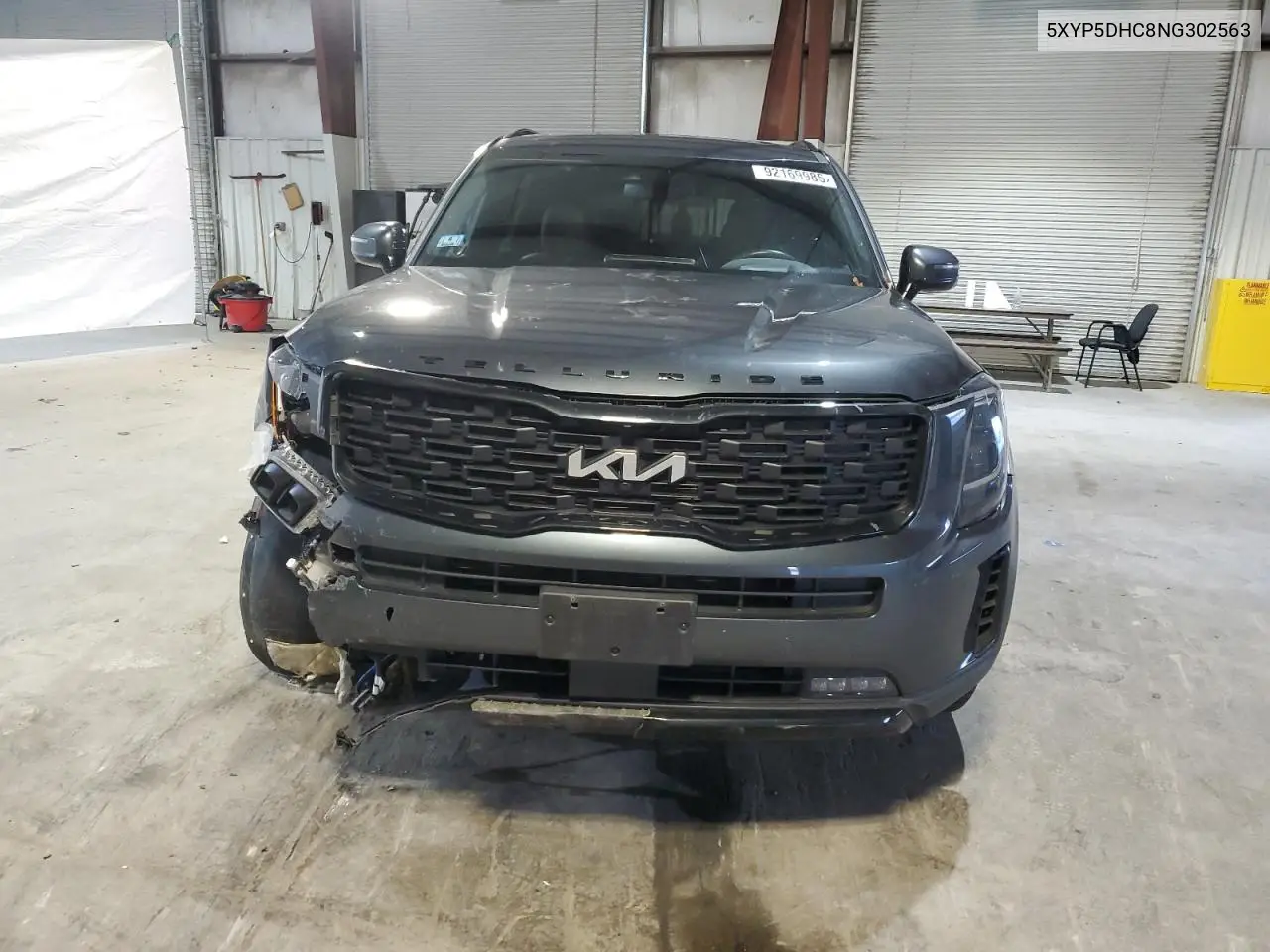 5XYP5DHC8NG302563 2022 Kia Telluride Sx