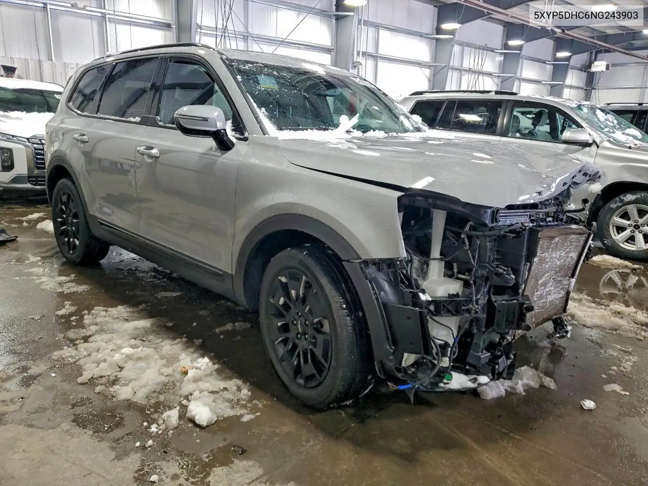 5XYP5DHC6NG243903 2022 Kia Telluride Sx