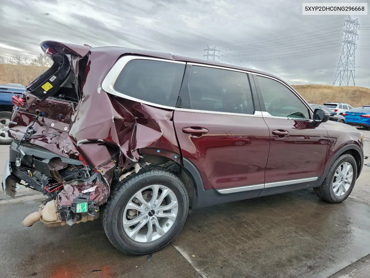 5XYP2DHC0NG296668 2022 Kia Telluride Lx