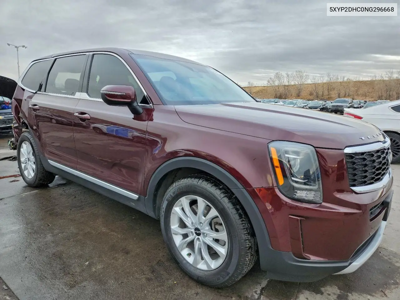 5XYP2DHC0NG296668 2022 Kia Telluride Lx