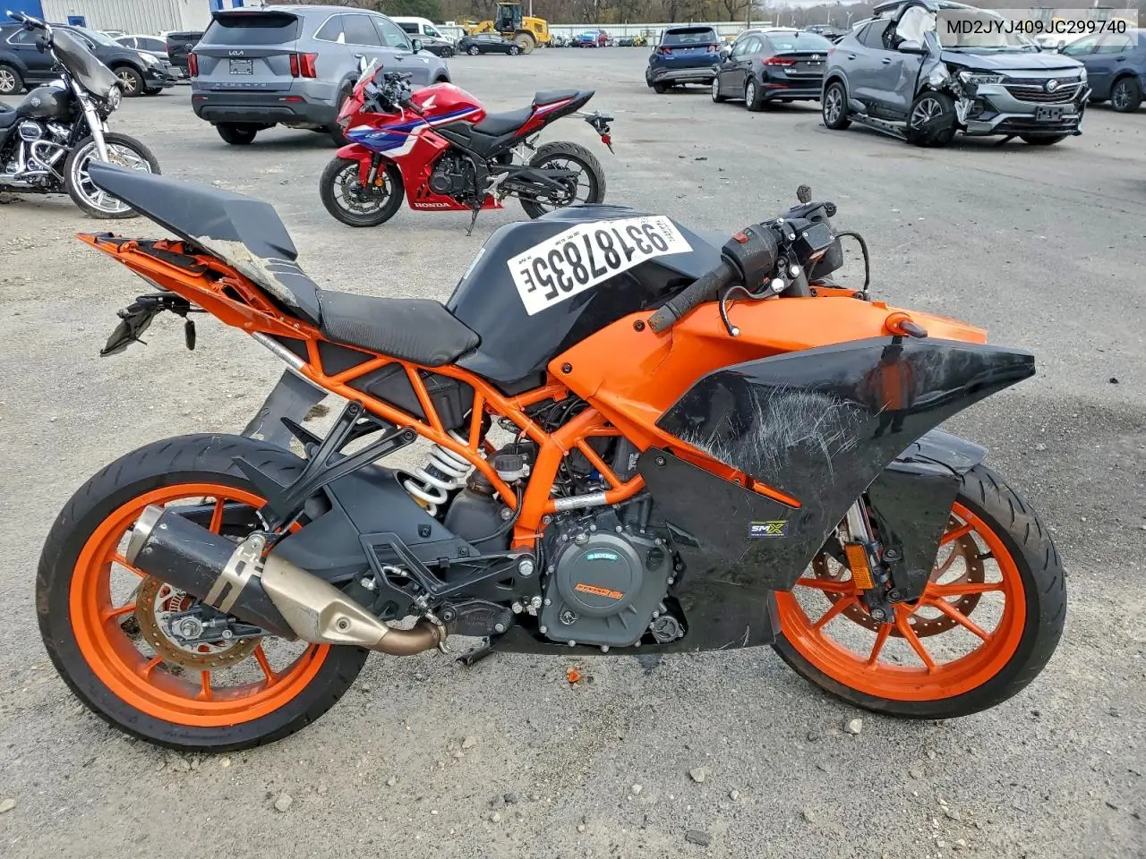 MD2JYJ409JC299740 2018 Ktm 390 Duke