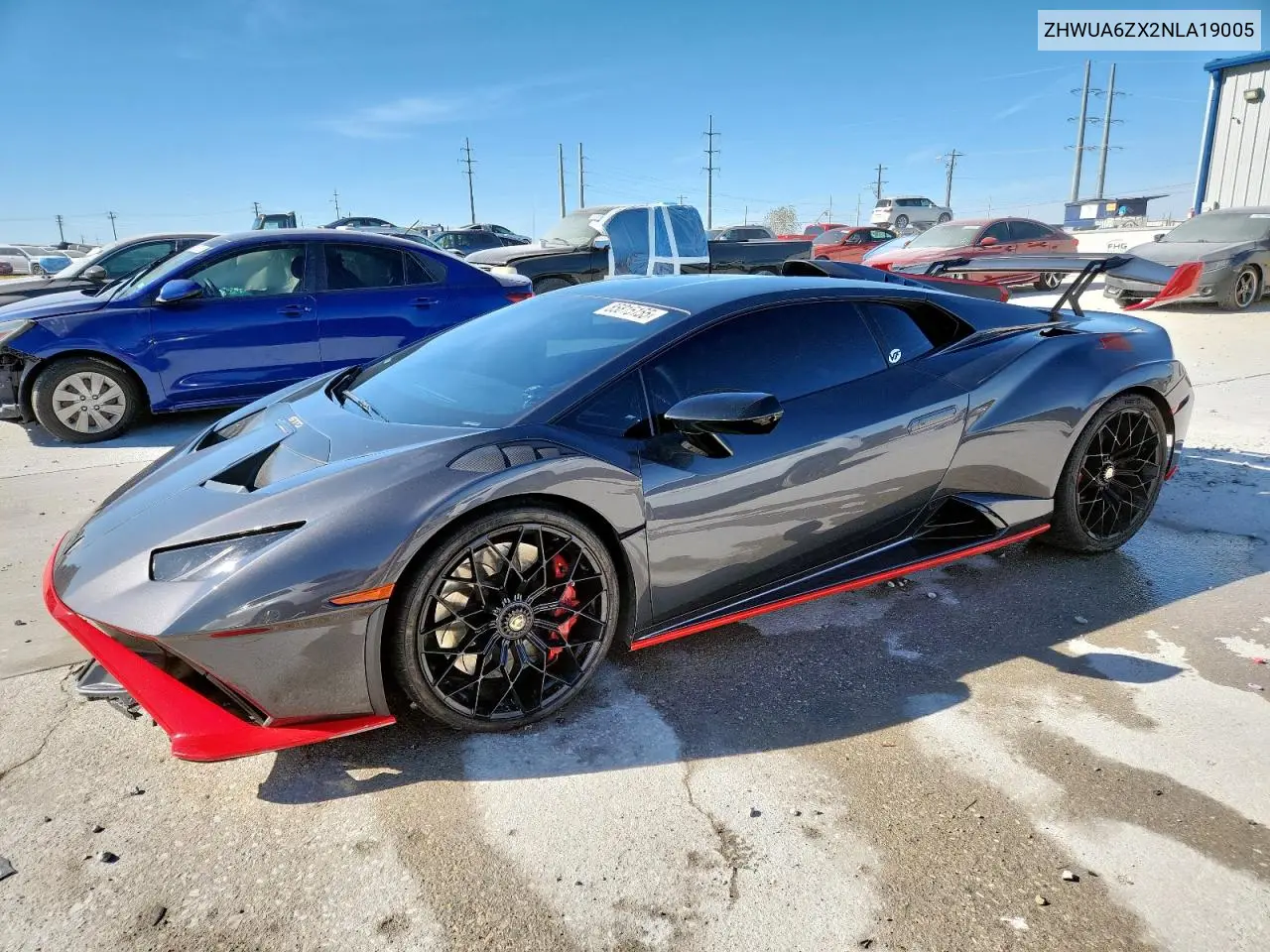 ZHWUA6ZX2NLA19005 2022 Lamborghini Huracan Sto