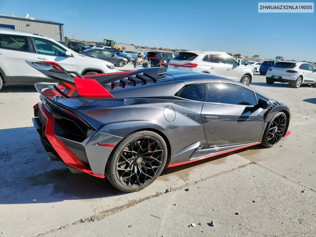 ZHWUA6ZX2NLA19005 2022 Lamborghini Huracan Sto