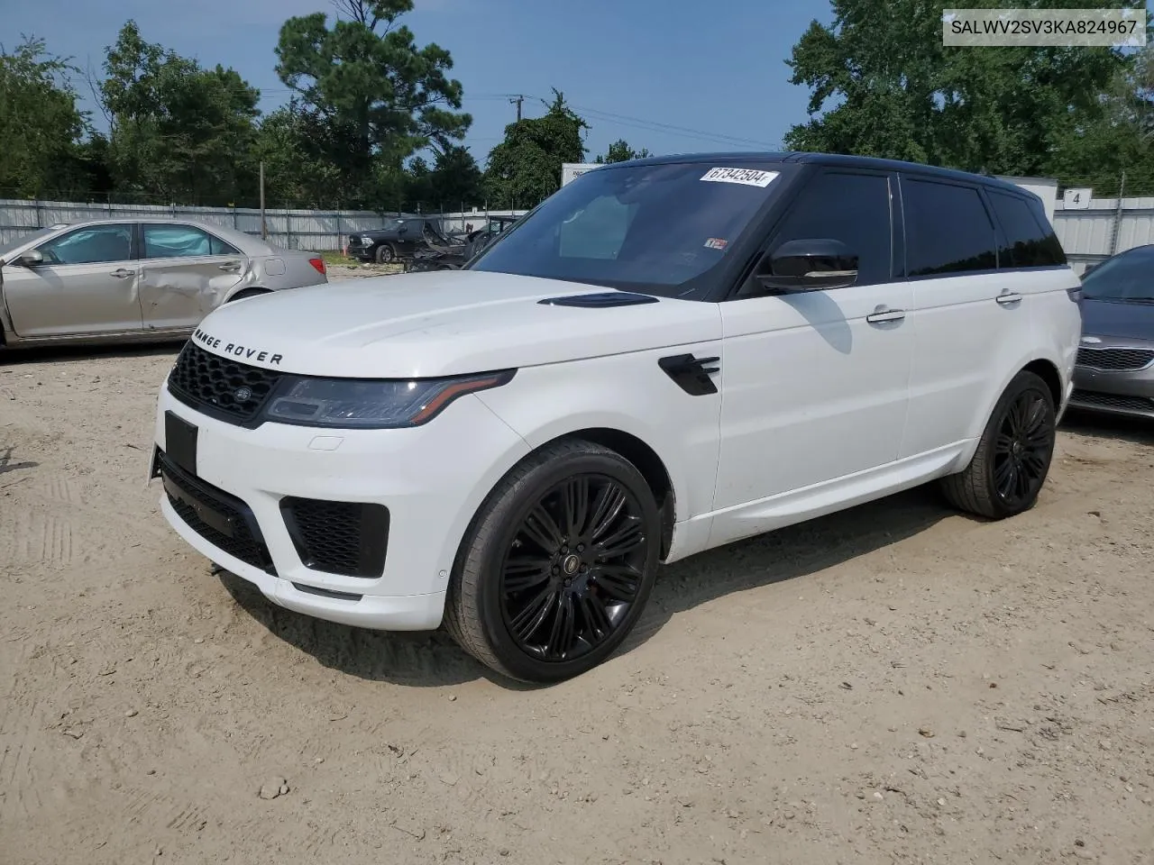 SALWV2SV3KA824967 2019 Land Rover Range Rover Sport Hse Dynamic