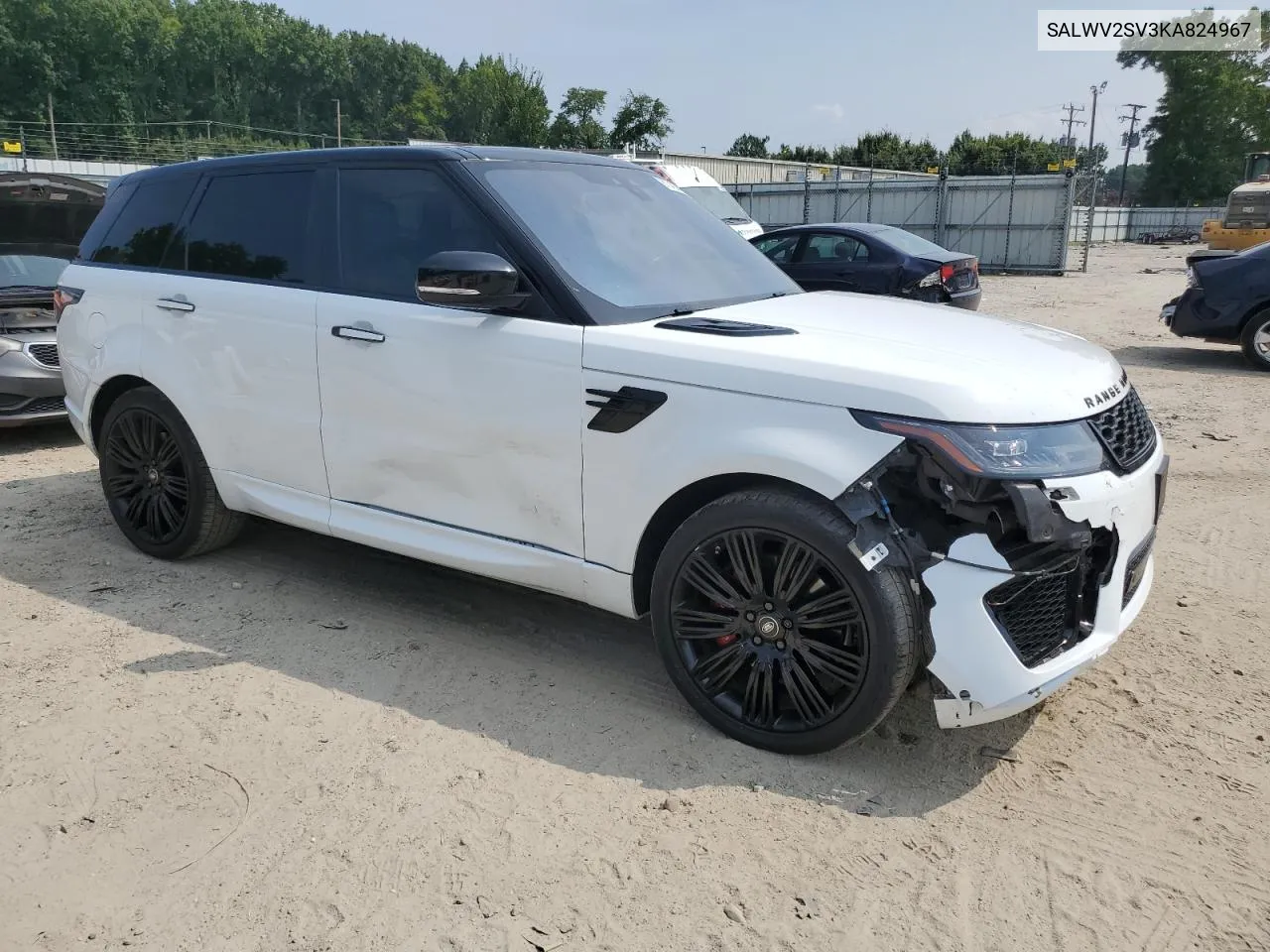 SALWV2SV3KA824967 2019 Land Rover Range Rover Sport Hse Dynamic