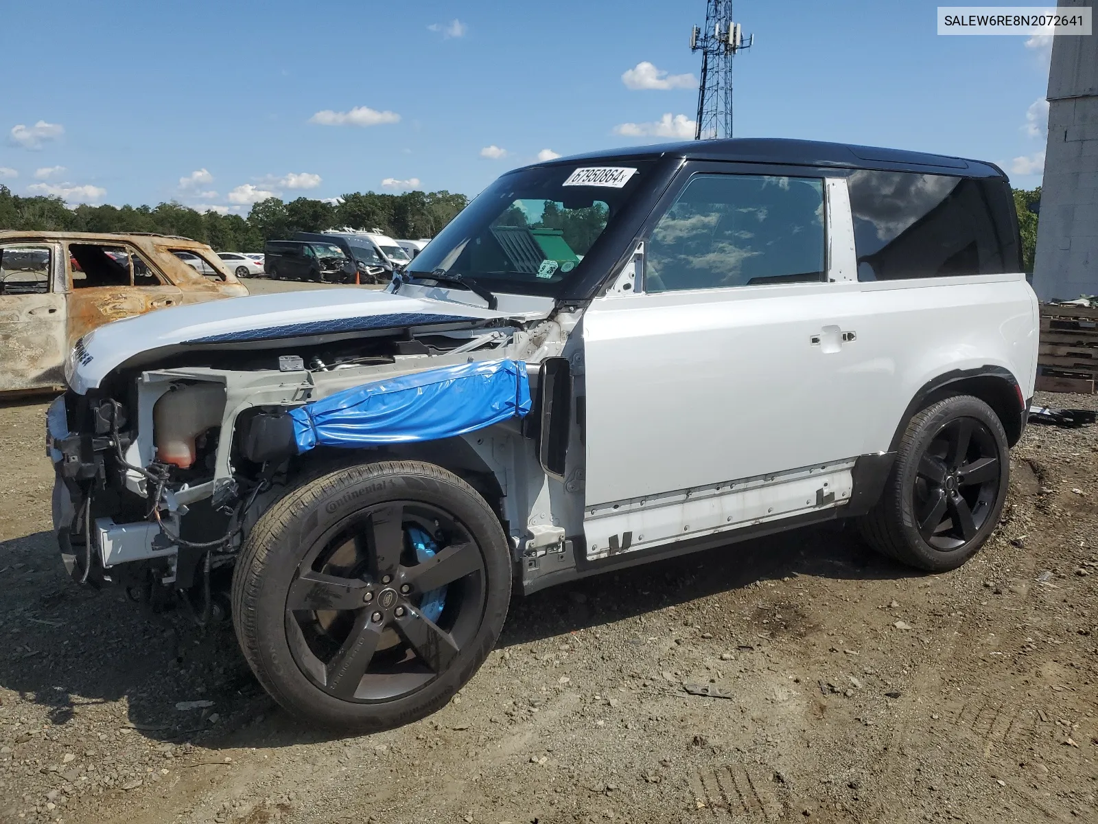 SALEW6RE8N2072641 2022 Land Rover Defender 90