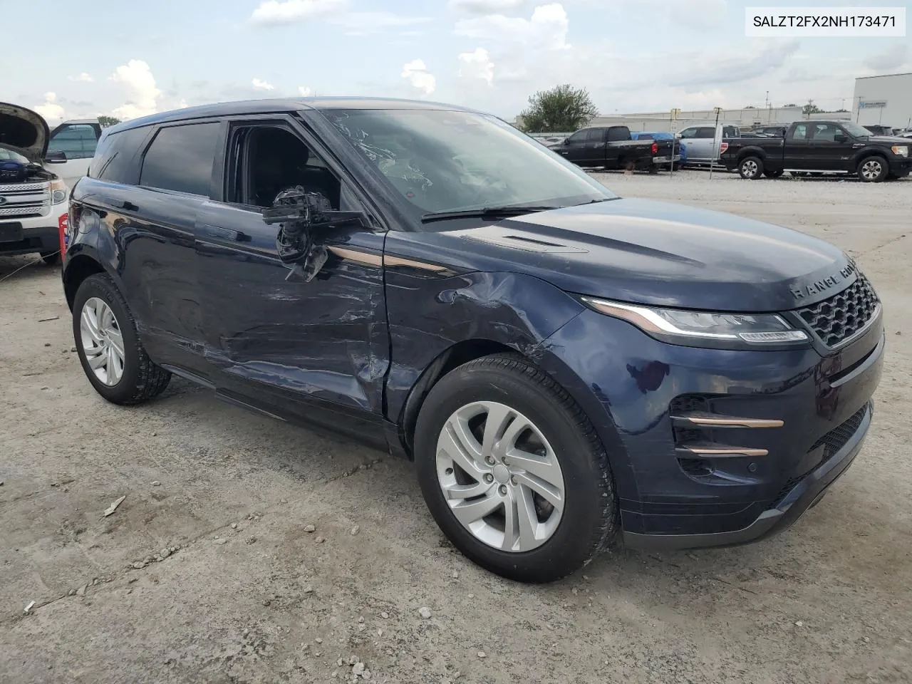 2022 Land Rover Range Rover Evoque R-Dynamic S VIN: SALZT2FX2NH173471 Lot: 69649764