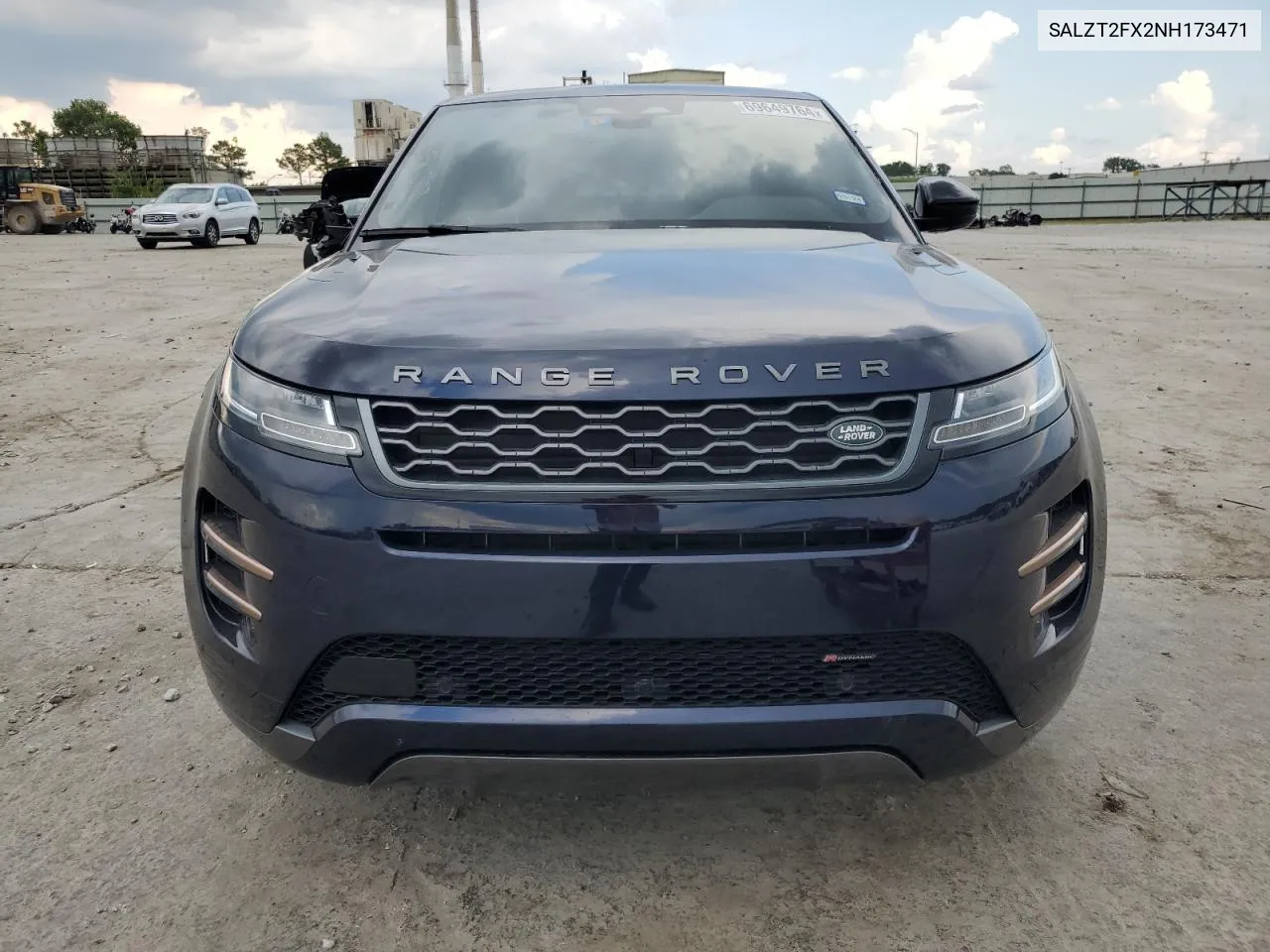 SALZT2FX2NH173471 2022 Land Rover Range Rover Evoque R-Dynamic S