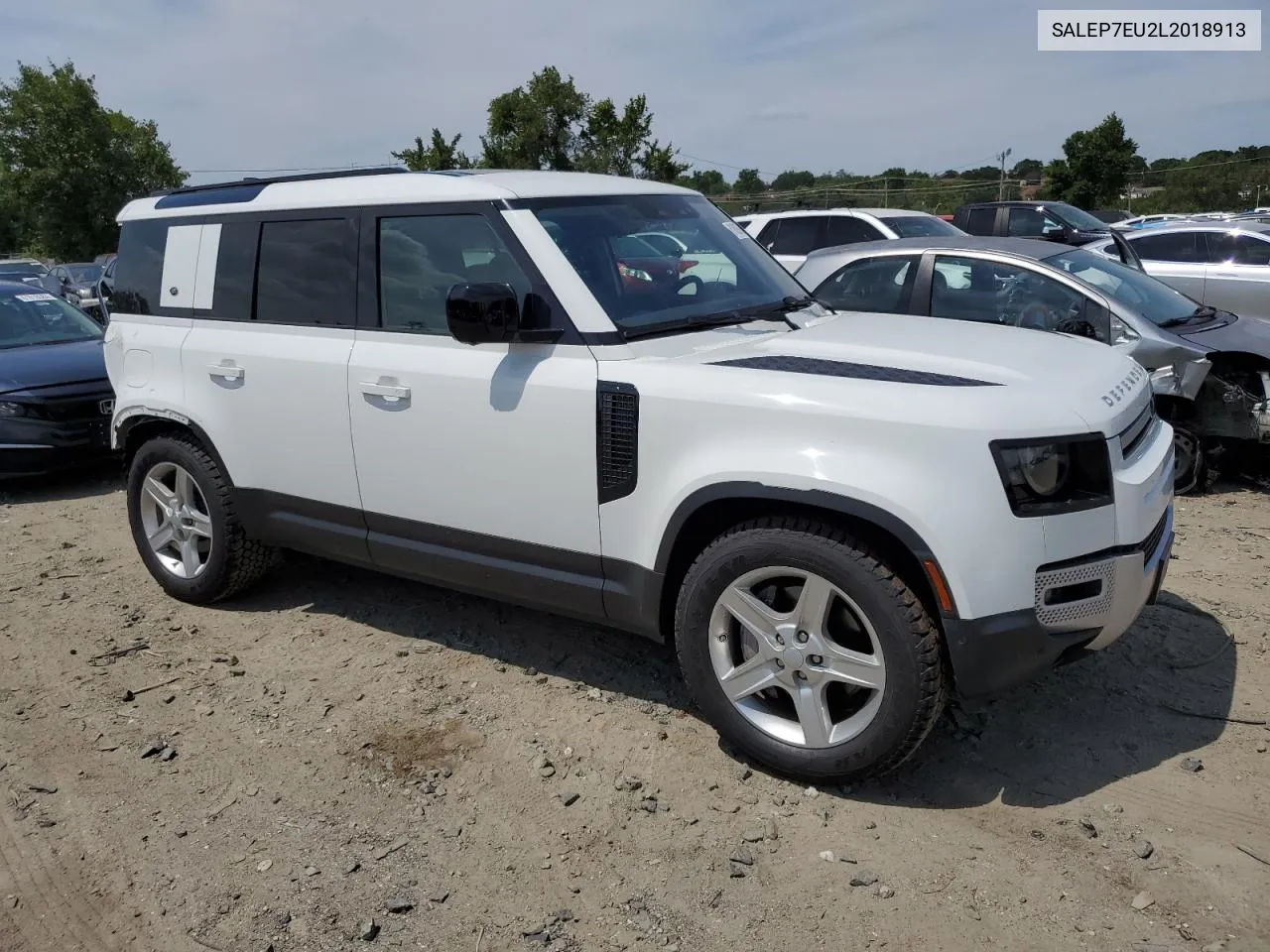 2020 Land Rover Defender 110 Se VIN: SALEP7EU2L2018913 Lot: 61808994