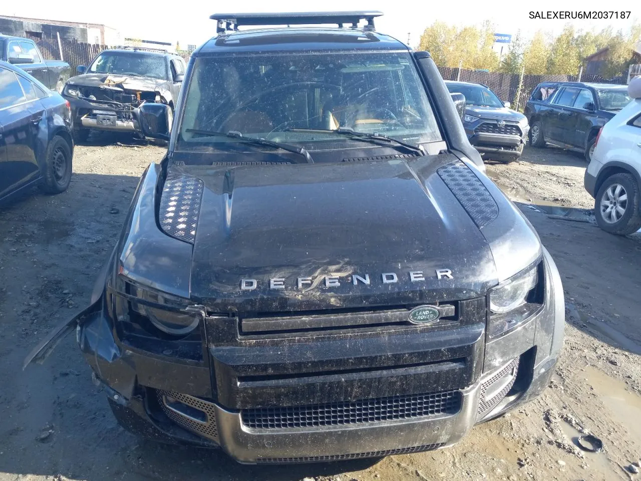 2021 Land Rover Defender 110 X VIN: SALEXERU6M2037187 Lot: 70863114