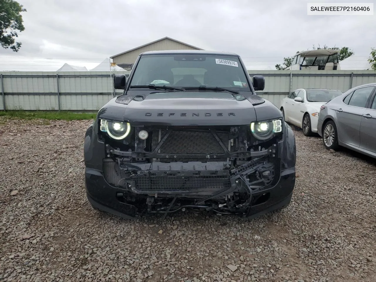 2023 Land Rover Defender 110 VIN: SALEWEEE7P2160406 Lot: 58389974