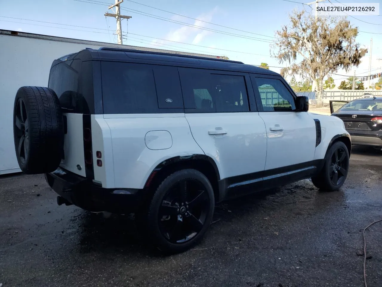 2023 Land Rover Defender 110 X-Dynamic Se VIN: SALE27EU4P2126292 Lot: 59640634