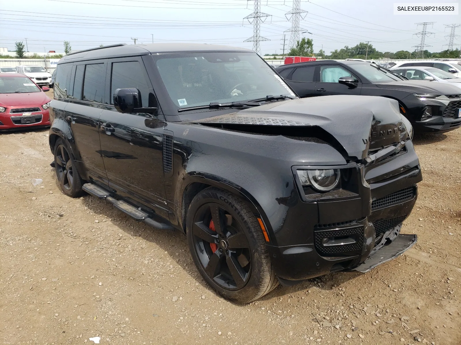 2023 Land Rover Defender 110 X VIN: SALEXEEU8P2165523 Lot: 65044174