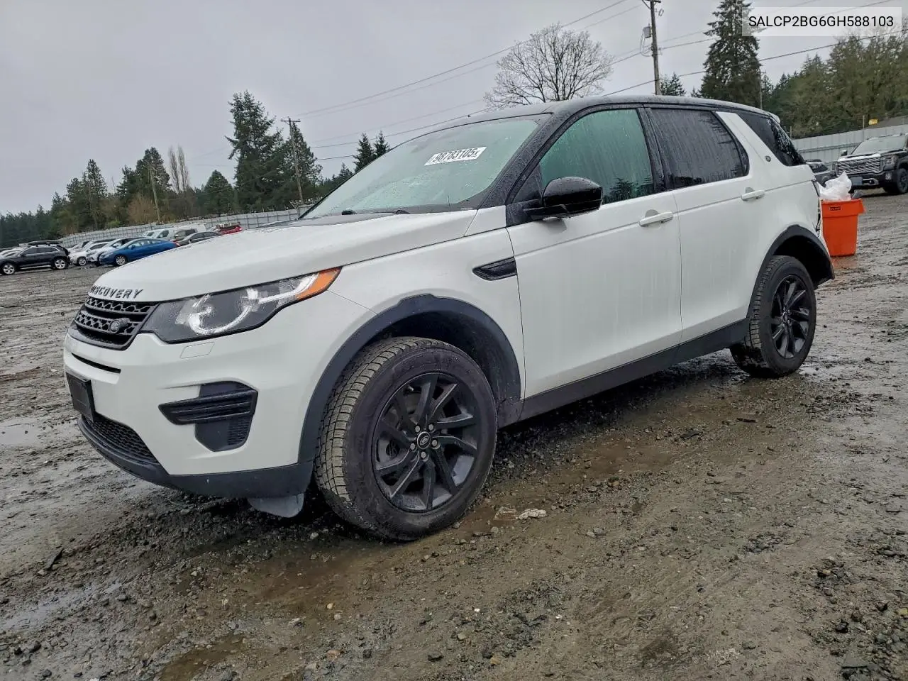 SALCP2BG6GH588103 2016 Land Rover Discovery Sport Se
