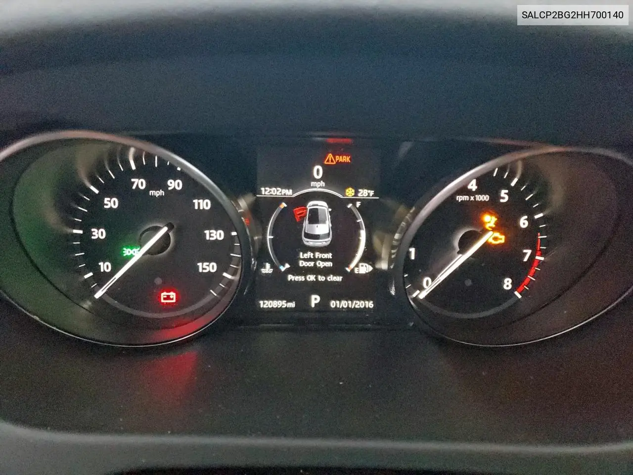 SALCP2BG2HH700140 2017 Land Rover Discovery Sport Se