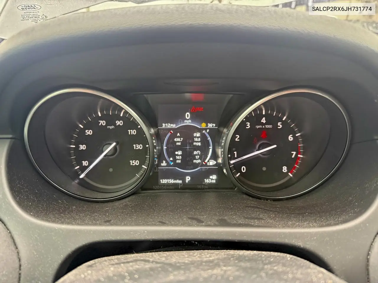 SALCP2RX6JH731774 2018 Land Rover Discovery Sport Se