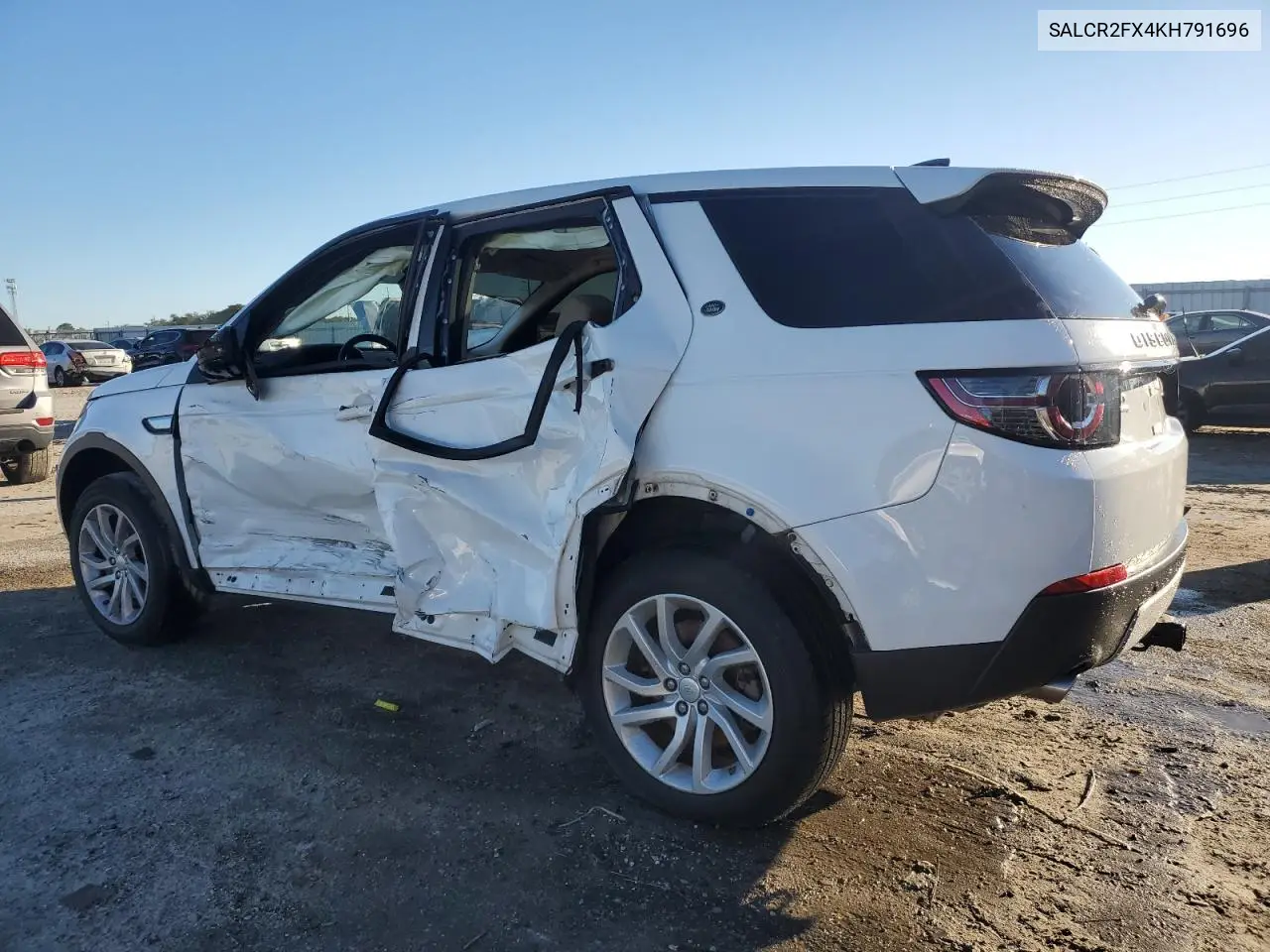 SALCR2FX4KH791696 2019 Land Rover Discovery Sport Hse