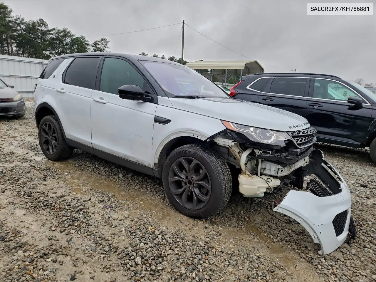 SALCR2FX7KH786881 2019 Land Rover Discovery Sport Hse