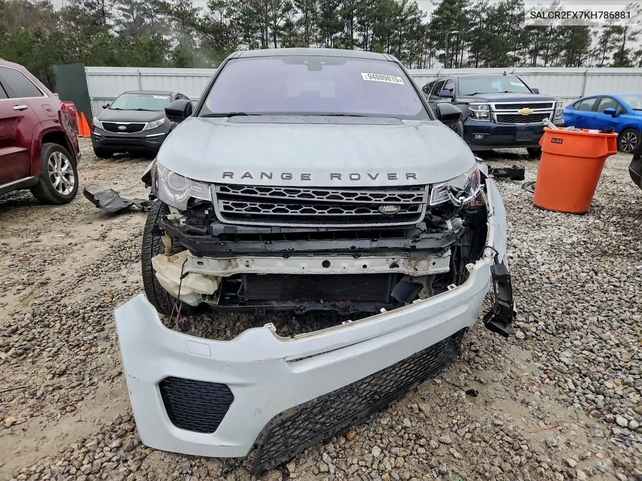 SALCR2FX7KH786881 2019 Land Rover Discovery Sport Hse