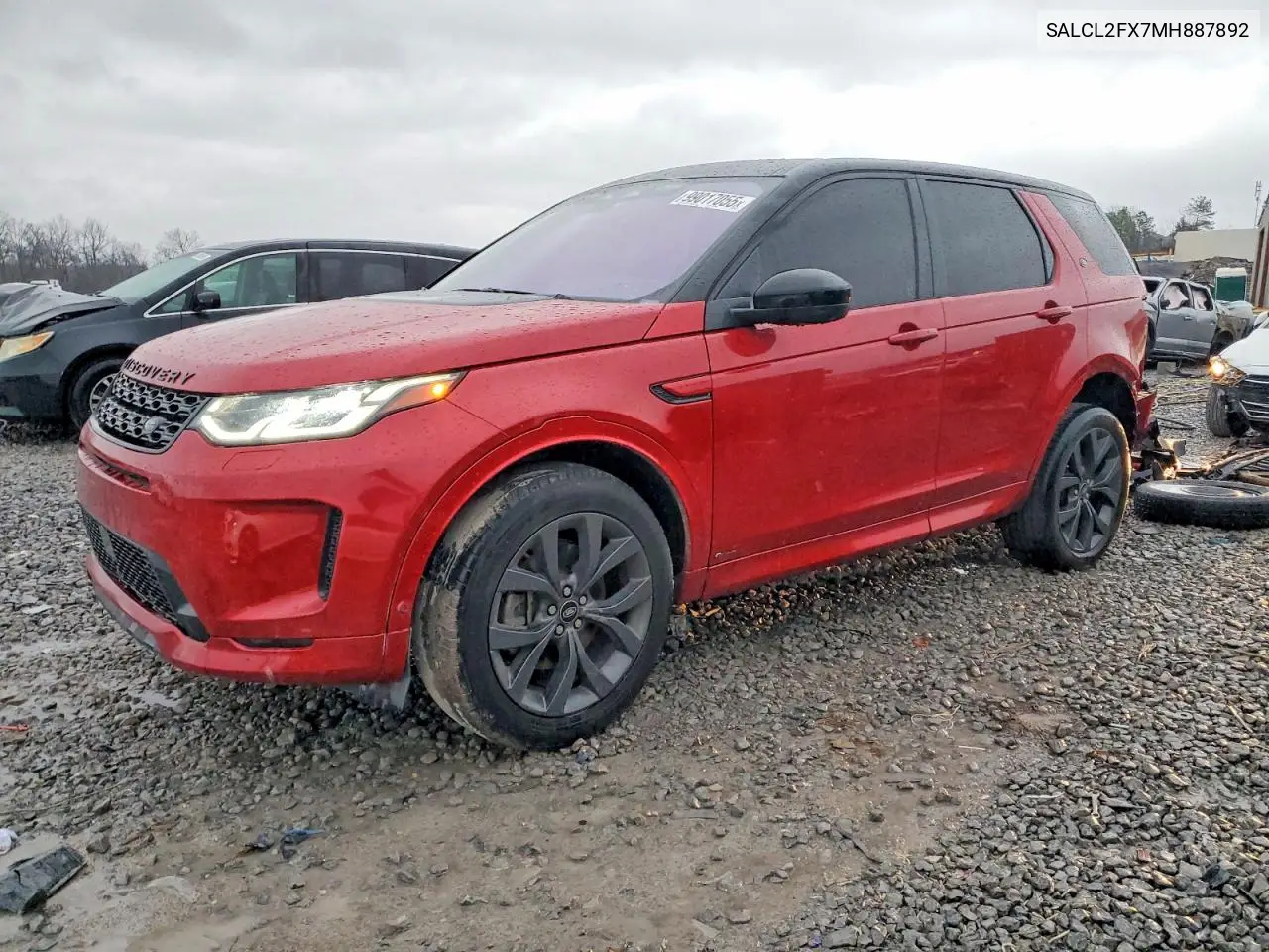 2021 Land Rover Discovery Sport Se R-Dynamic VIN: SALCL2FX7MH887892 Lot: 99017055