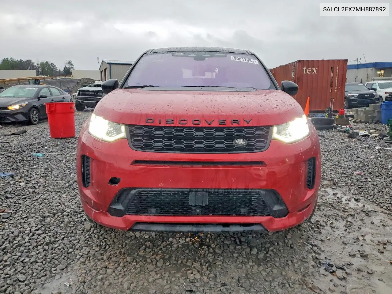 2021 Land Rover Discovery Sport Se R-Dynamic VIN: SALCL2FX7MH887892 Lot: 99017055
