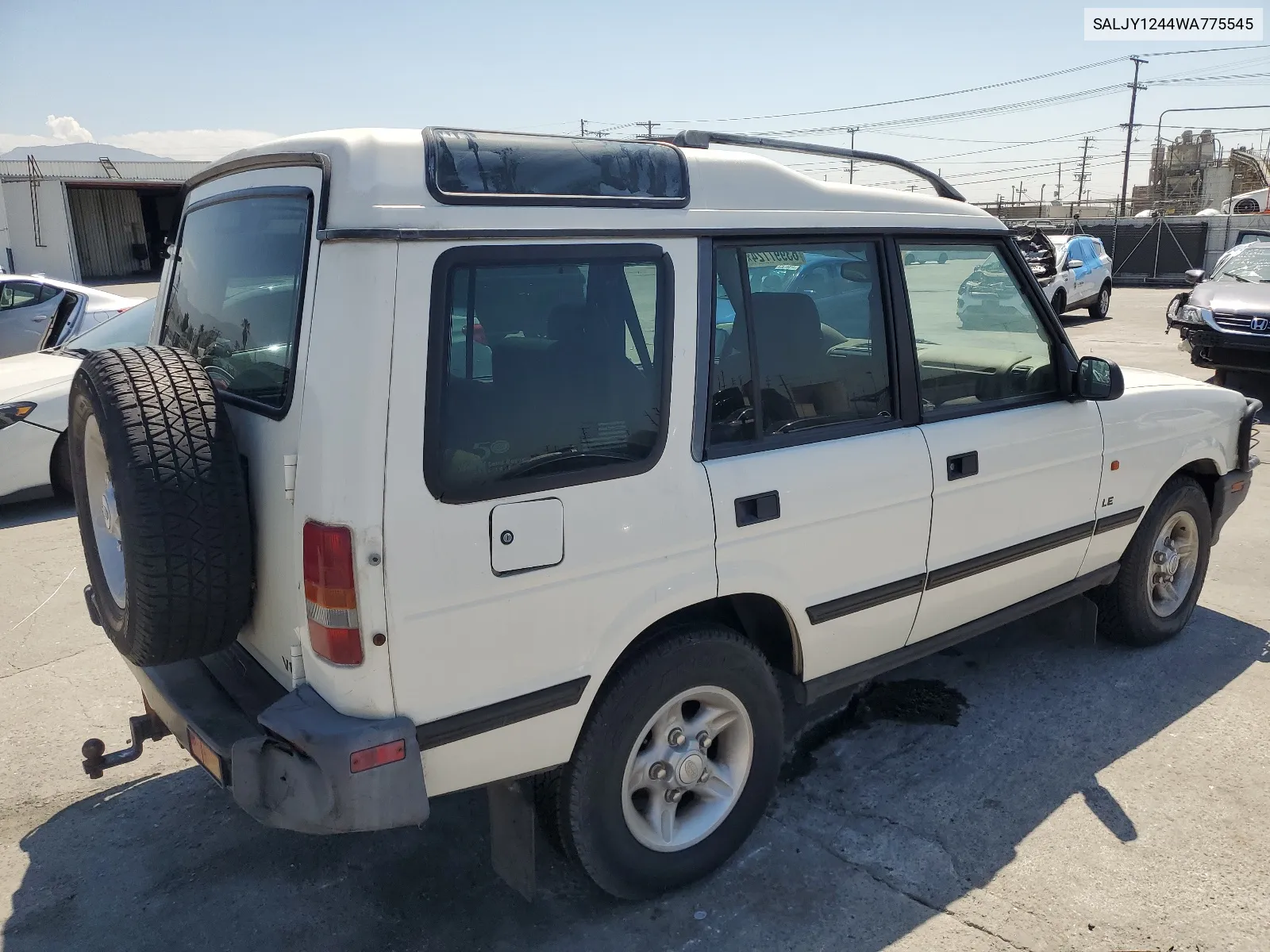 1998 Land Rover Discovery VIN: SALJY1244WA775545 Lot: 63997724