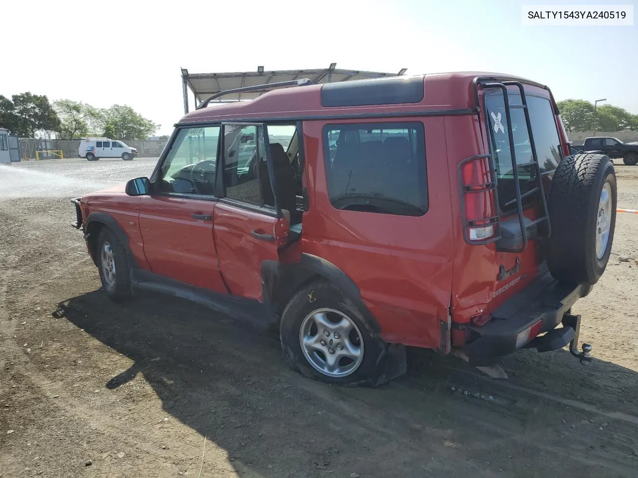 2000 Land Rover Discovery Ii VIN: SALTY1543YA240519 Lot: 61064814