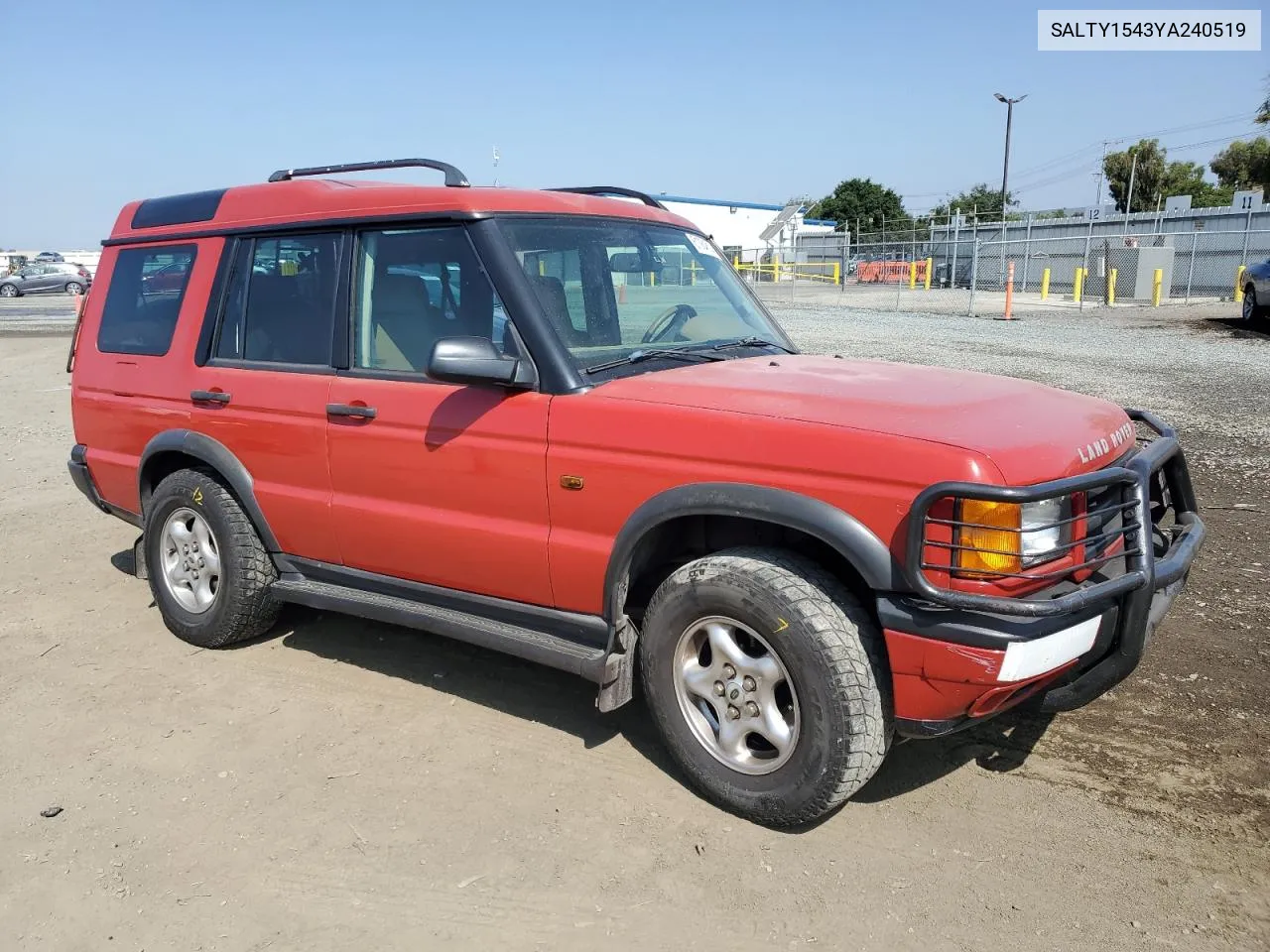 2000 Land Rover Discovery Ii VIN: SALTY1543YA240519 Lot: 61064814