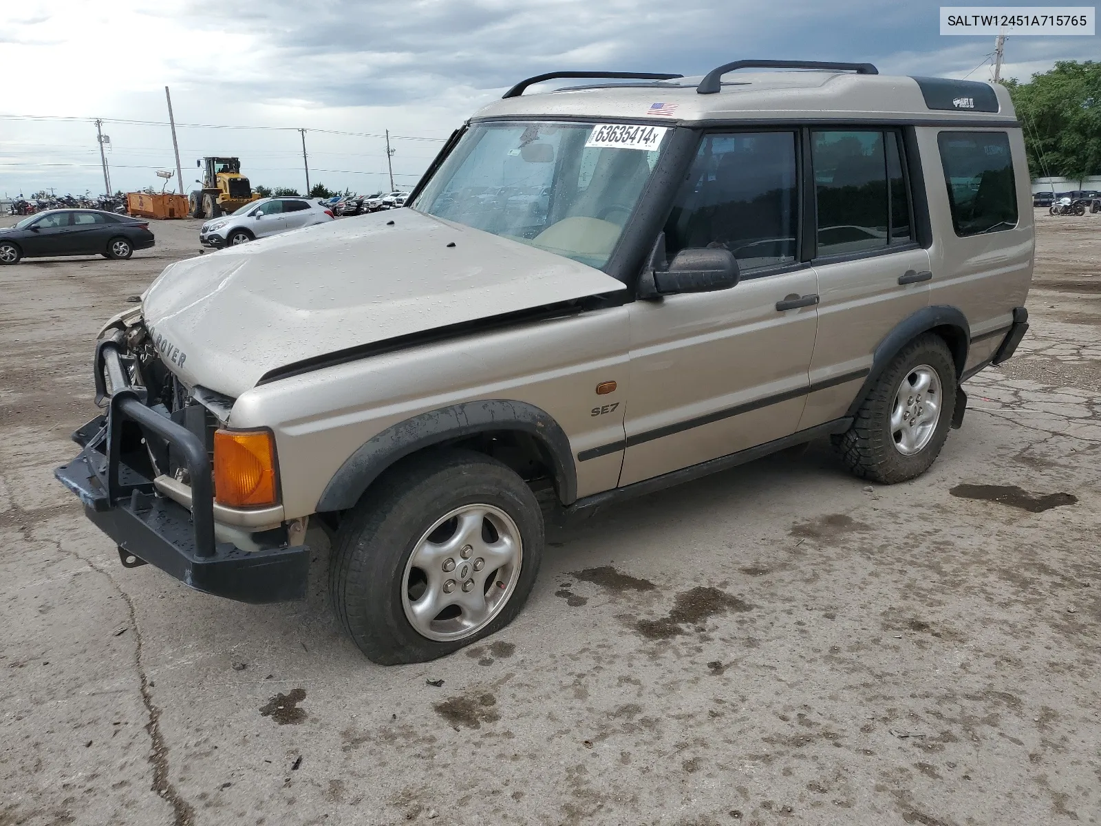 2001 Land Rover Discovery Ii Se VIN: SALTW12451A715765 Lot: 63635414