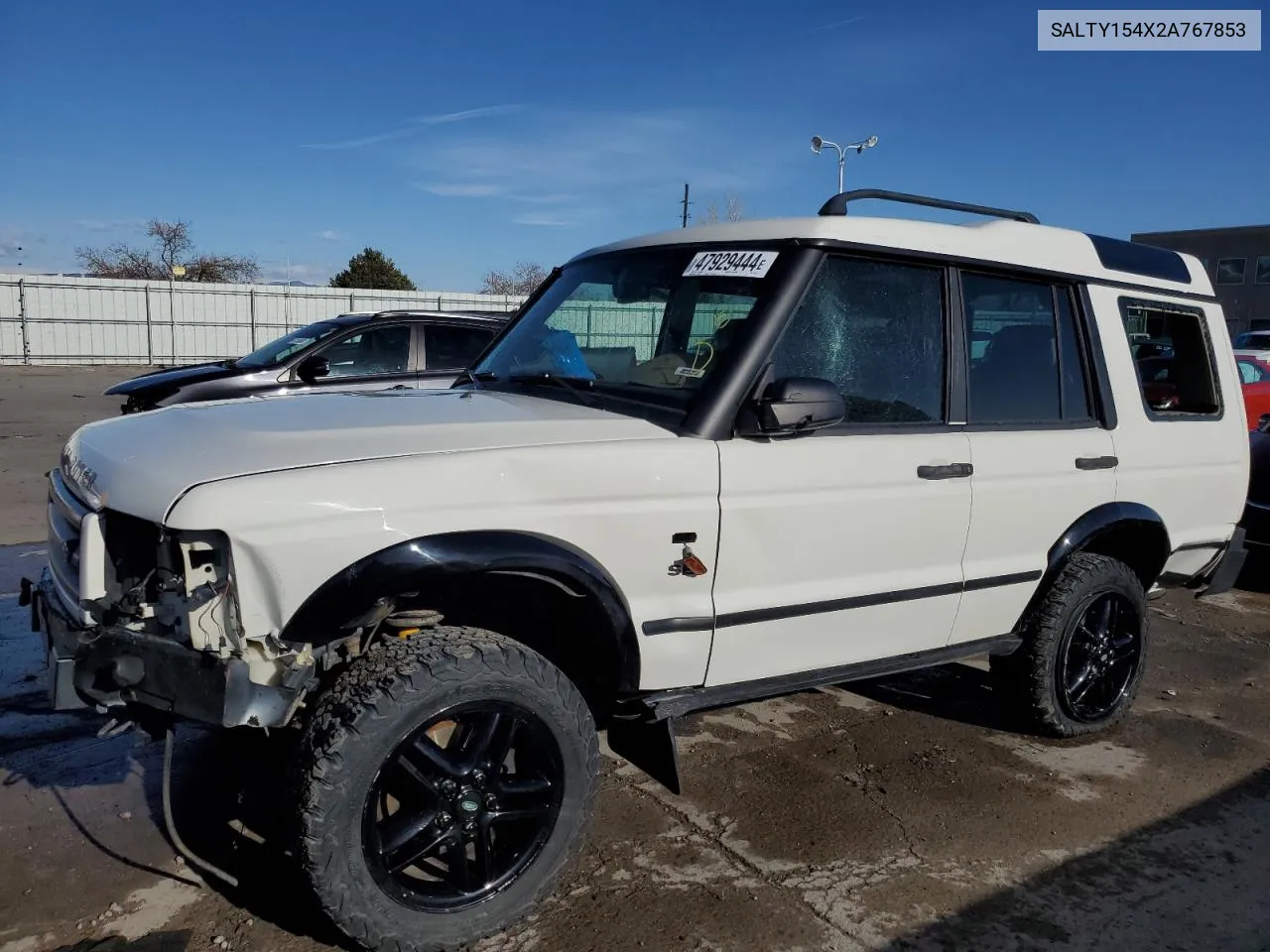 2002 Land Rover Discovery Ii Se VIN: SALTY154X2A767853 Lot: 47929444