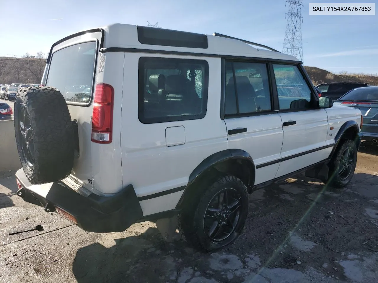 2002 Land Rover Discovery Ii Se VIN: SALTY154X2A767853 Lot: 47929444