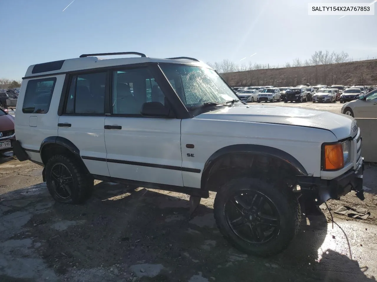 2002 Land Rover Discovery Ii Se VIN: SALTY154X2A767853 Lot: 47929444