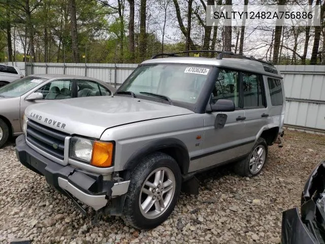 2002 Land Rover Discovery Ii Se VIN: SALTY12482A756886 Lot: 57635164