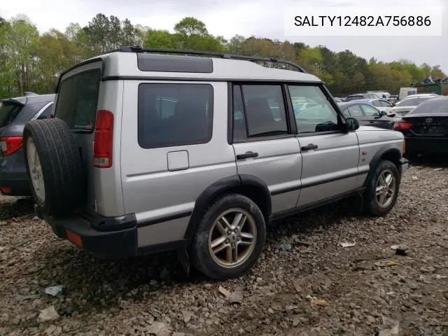 2002 Land Rover Discovery Ii Se VIN: SALTY12482A756886 Lot: 57635164