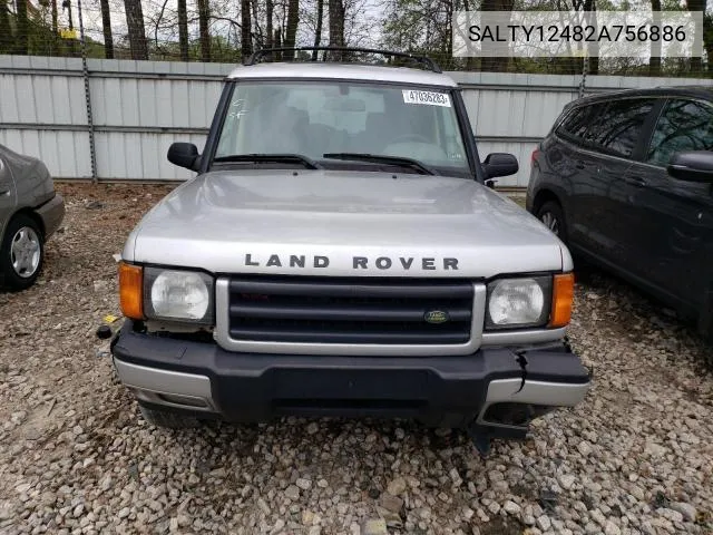 2002 Land Rover Discovery Ii Se VIN: SALTY12482A756886 Lot: 57635164