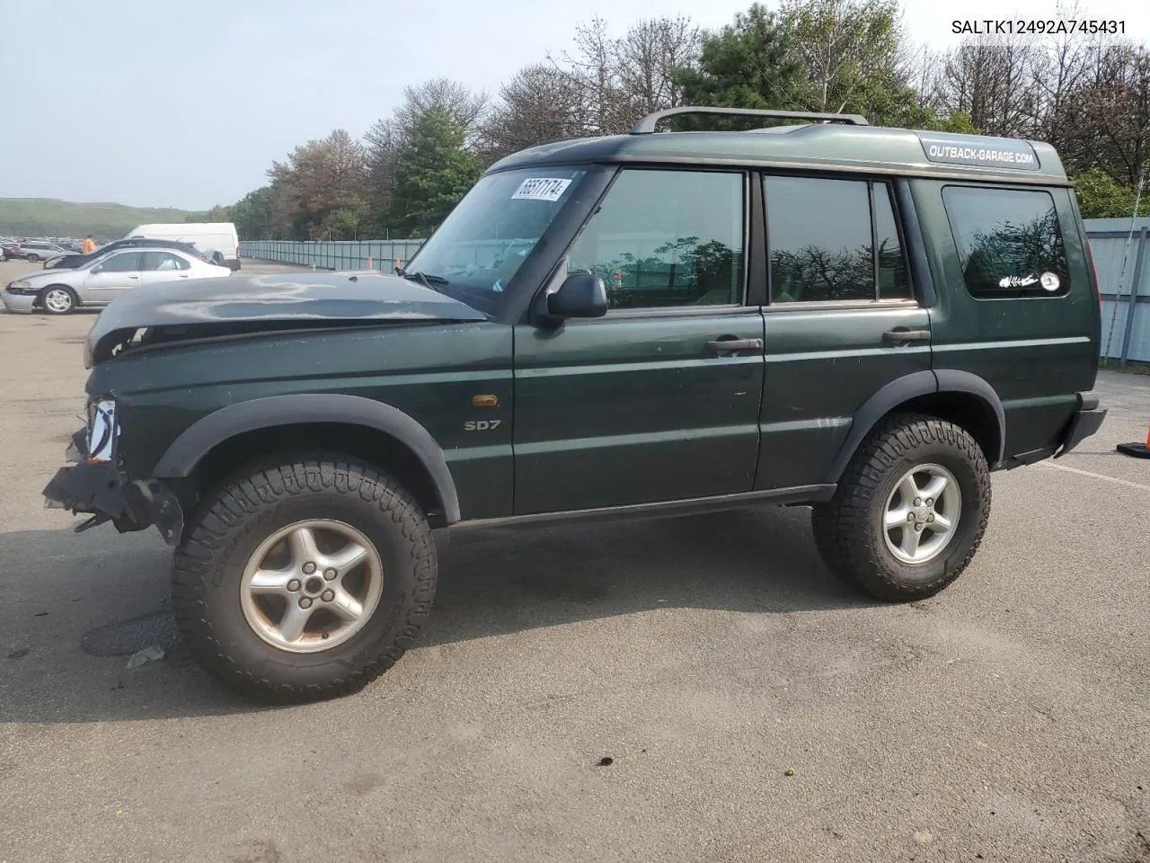 2002 Land Rover Discovery Ii Sd VIN: SALTK12492A745431 Lot: 66517174