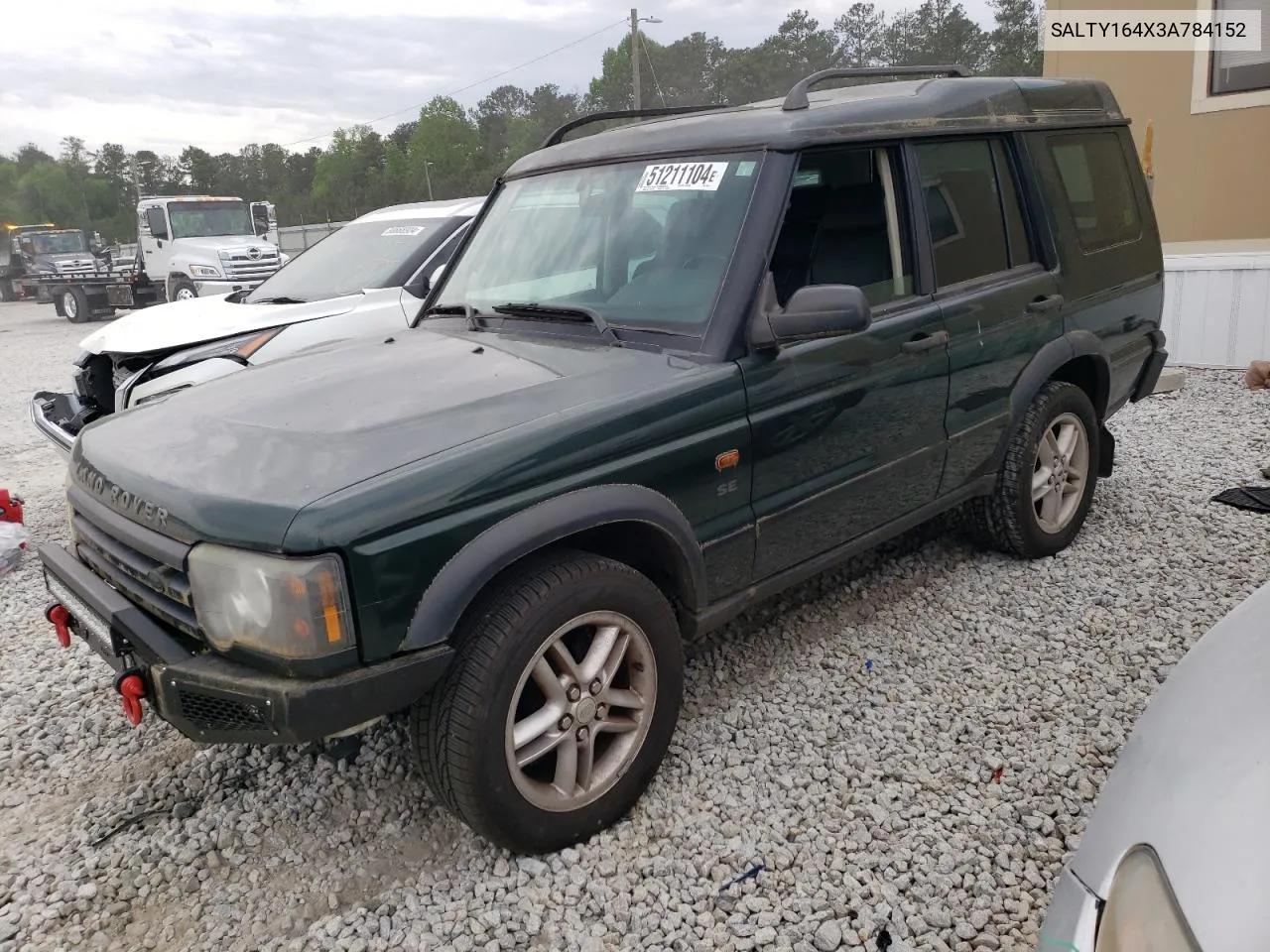 2003 Land Rover Discovery Ii Se VIN: SALTY164X3A784152 Lot: 51211104