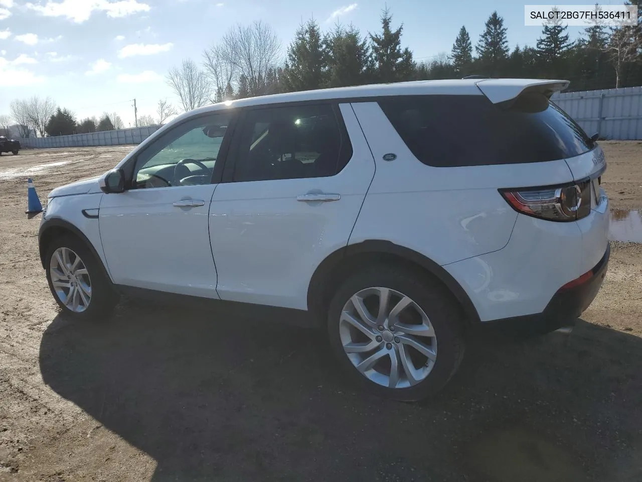 2015 Land Rover Discovery Sport Hse Luxury VIN: SALCT2BG7FH536411 Lot: 50767444