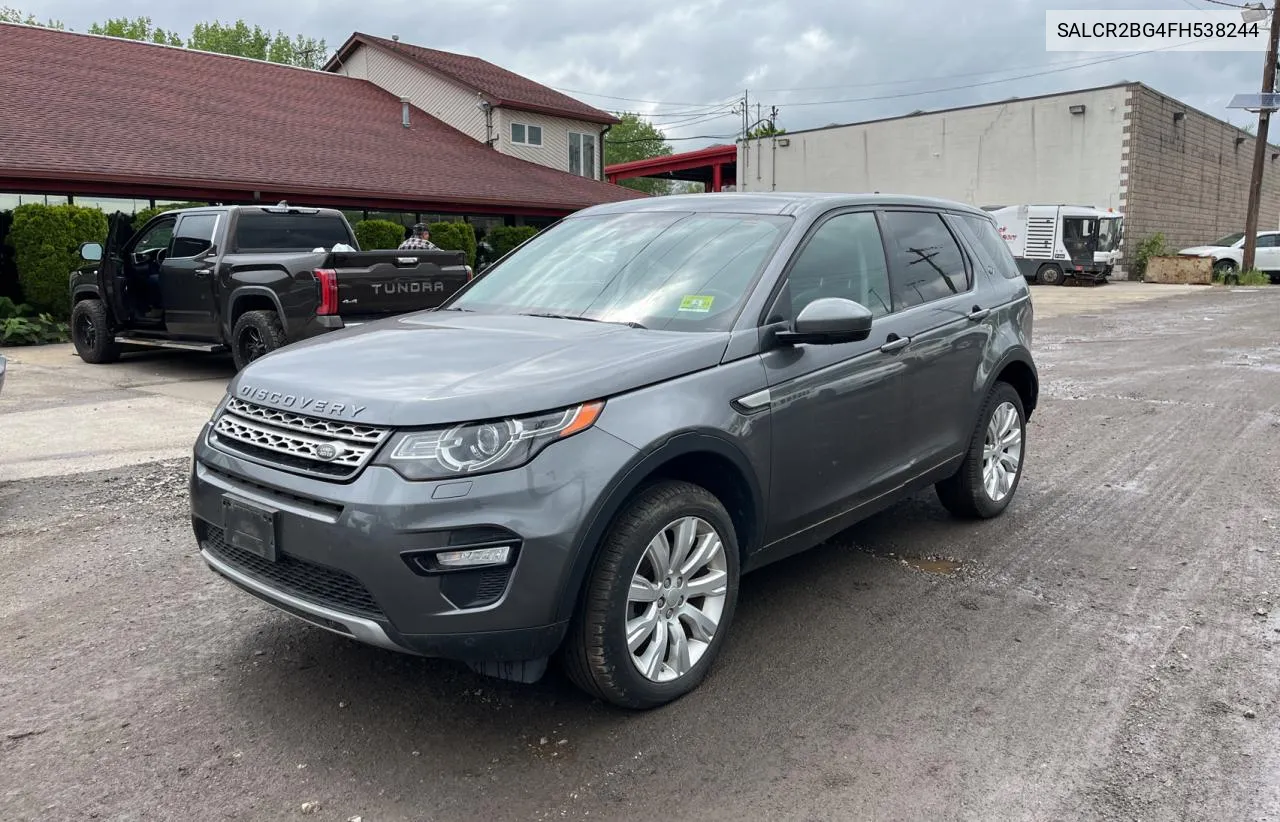 2015 Land Rover Discovery Sport Hse VIN: SALCR2BG4FH538244 Lot: 55357214