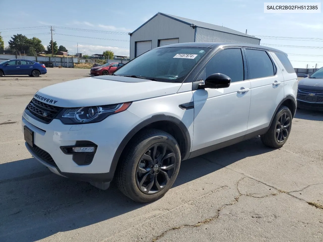 2015 Land Rover Discovery Sport Hse VIN: SALCR2BG2FH512385 Lot: 71457874